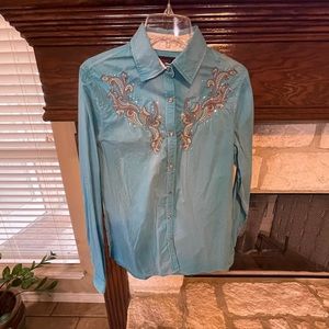 Cowgirl Legend Western Bling Shirt Lg